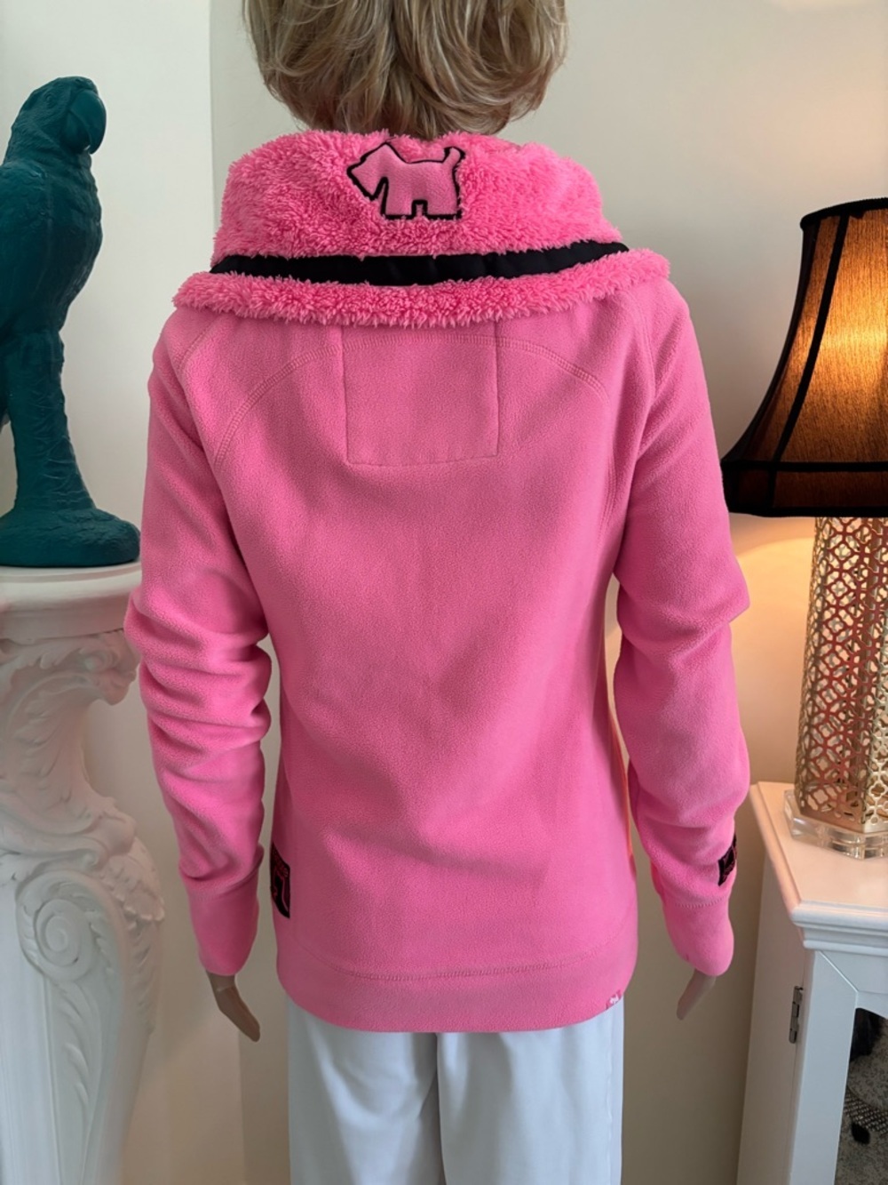 Pink JP Co. Fleece Zip-Up Jacket - Picture 7 of 15